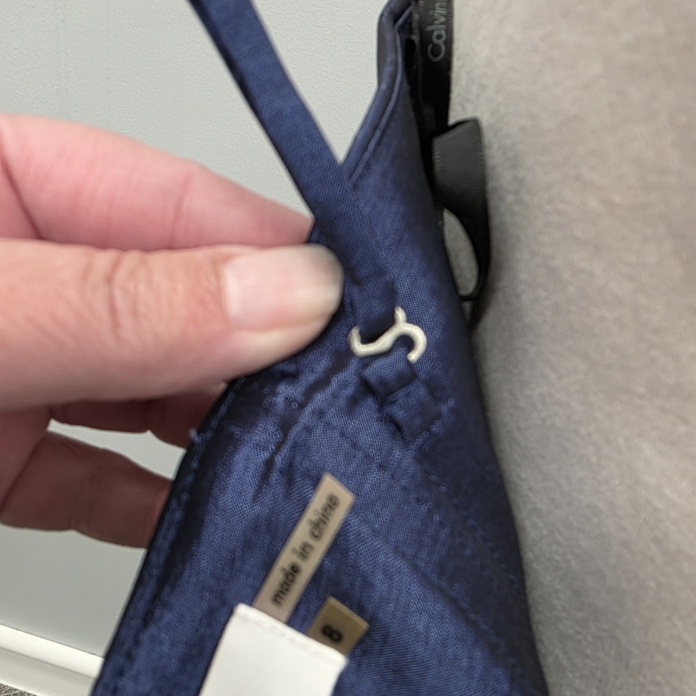 Calvin Klein Strapless Midnight Blue Dress - Picture 7 of 9